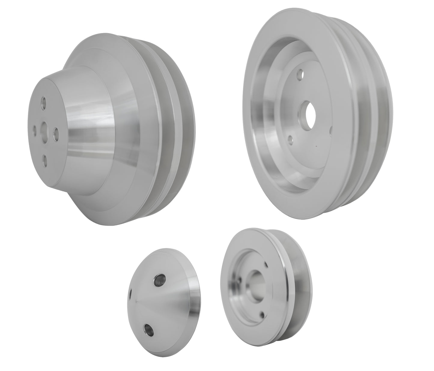 Small Block Chevy High Flow Pulley Kit - SWP - 2V