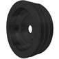 Small Block Chevy High Flow Crankshaft Pulley - 3V - Black