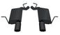Axle Back Dual Exhaust System; Black Elite