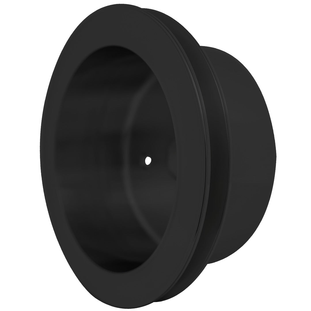 Small Block Chevy High Flow Crankshaft Pulley - LWP - 1V - Black