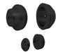 Small Block Chevy High Flow Pulley Kit - 2V - LWP - Black