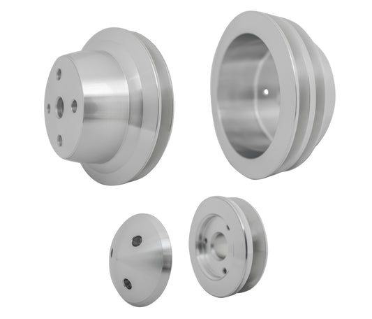 Small Block Chevy High Flow Pulley Kit - 2V - LWP