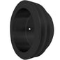 Small Block Chevy High Flow Crankshaft Pulley - 2V - LWP - Black