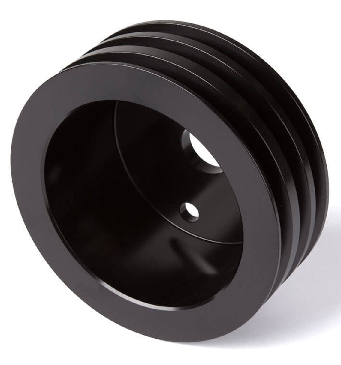 Small Block Chevy High Flow Crankshaft Pulley - 3V - LWP - Black
