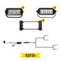 Tiny Monster 61F24 Tiny Monster Grille Kit For Ford F-150 Lariat/Lariat Sport 2021-23 (4 Light Bars Harness Brackets)