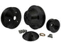 Small Block Chevy Serpentine Pulley Kit - 1V - Black