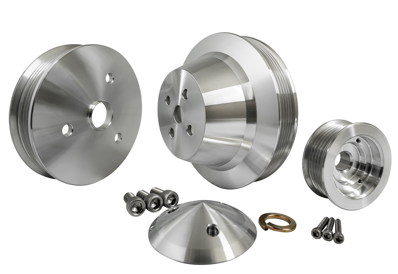 Small Block Chevy Serpentine Pulley Kit - 1V