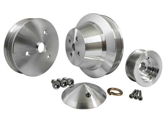 Small Block Chevy Serpentine Pulley Kit - 1V
