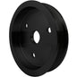 Small Block Chevy Serpentine Crankshaft Pulley - 1V - SWP - Black
