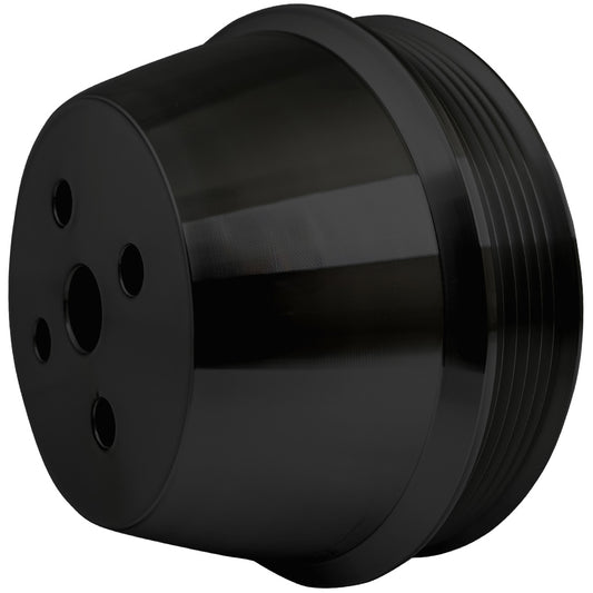Small Block Chevy High Flow Water Pump Pulley - SWP; Black