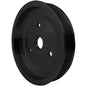 Small Block Chevy High Flow Serpentine Crankshaft Pulley - 1V - SWP - Black