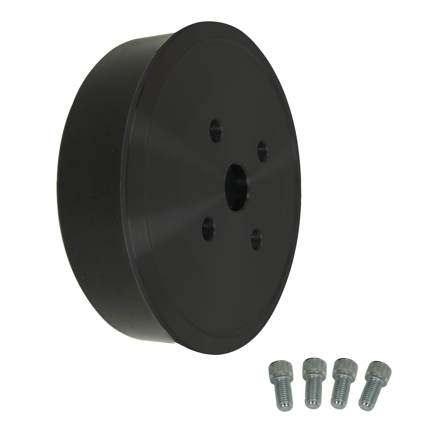 Small Block Chevy Water Pump Pulley - Serpentine - Black