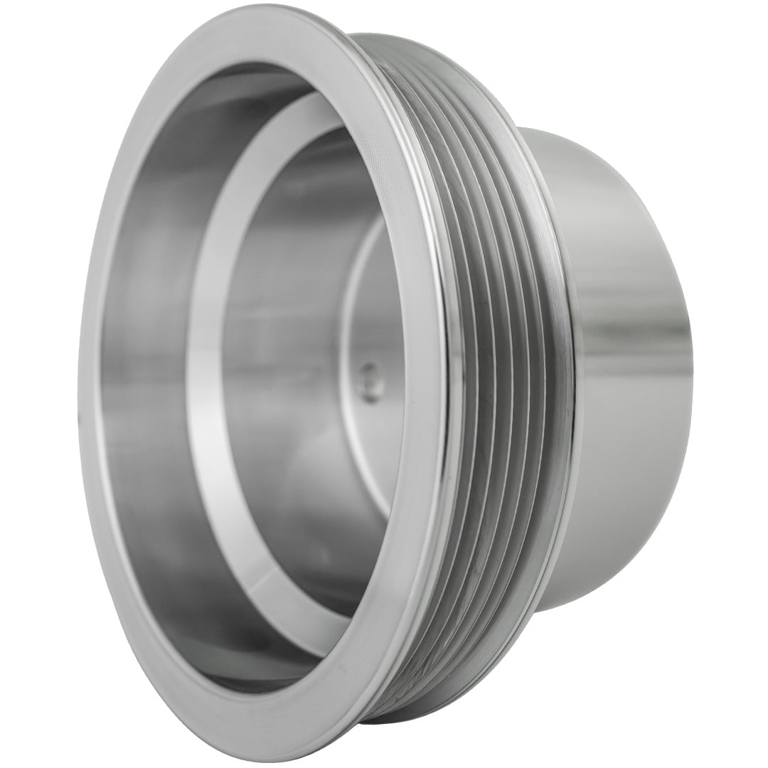 Small Block Chevy Serpentine Crankshaft Pulley - LWP - Silver