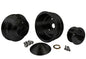 Small Block Chevy Serpentine Pulley Kit - LWP - 2V - Black