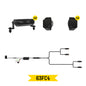 Tiny Monster 63FC4 Tiny Monster Grille Kit For Ford F-150 XL 2024-25 (4 Light Bars Harness Brackets)