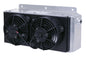 11 Row Hi-Flow Racing Remote Fluid Cooler With Dual Fans 7/8-14 UNF O-ring