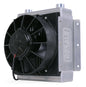 18 Row Hi-Flow Racing Remote Fluid Cooler With Single Fan 7/8-14 UNF O-ring