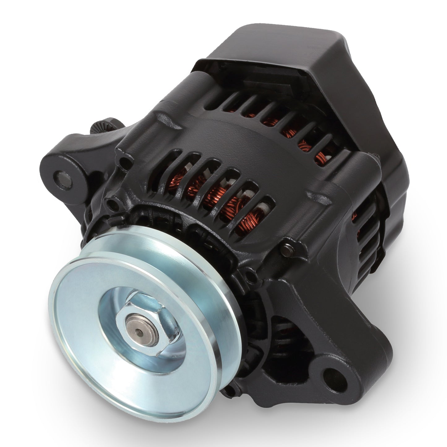 100% NEW  BLACK  1-WIRE MINI ALTERNATOR  GM 50 AMP.