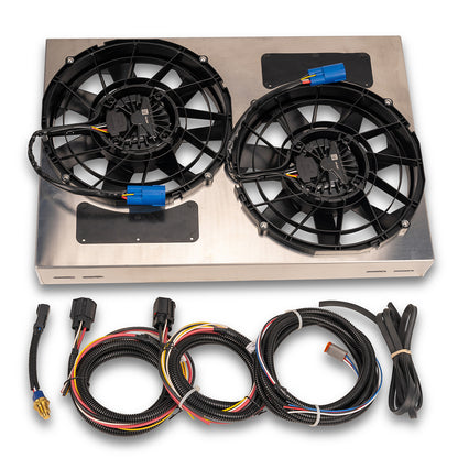 Powerpack - Brushless Dual 12" RAD Fan/Aluminum Shroud W/ PWM Controller