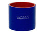HPS 2-1/8" ID, 3" Length, Silicone Straight Coupler Hose, High Temp 4-ply Reinforced, 54mm ID, Blue