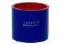 HPS 2-1/2" ID, 3" Length, Silicone Straight Coupler Hose, High Temp 4-ply Reinforced, 63mm ID, Blue