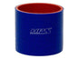 HPS 3" ID, 3" Length, Silicone Straight Coupler Hose, High Temp 4-ply Reinforced, 76mm ID, Blue