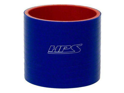 HPS 3-3/4" ID, 3" Length, Silicone Straight Coupler Hose, High Temp 4-ply Reinforced, 95mm ID, Blue