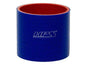 HPS 4" ID, 3" Length, Silicone Straight Coupler Hose, High Temp 4-ply Reinforced, 102mm ID, Blue