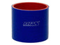 HPS 4-1/2" ID, 4" Length, Silicone Straight Coupler Hose, High Temp 4-ply Reinforced, 114mm ID, Blue