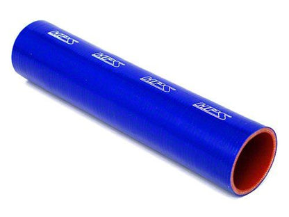 HPS 1-1/8" ID, 1 Foot Length, Silicone Straight Coupler Tube Hose, High Temp 4-ply Reinforced, Blue, 28mm ID