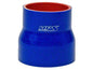HPS 3/8" - 1/2" ID, 4" Length, Silicone Straight Reducer Coupler Hose, High Temp 4-ply Reinforced, 9.5mm - 13mm ID, Blue