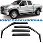 CLIM ART In-Channel Window Deflectors Extra Durable