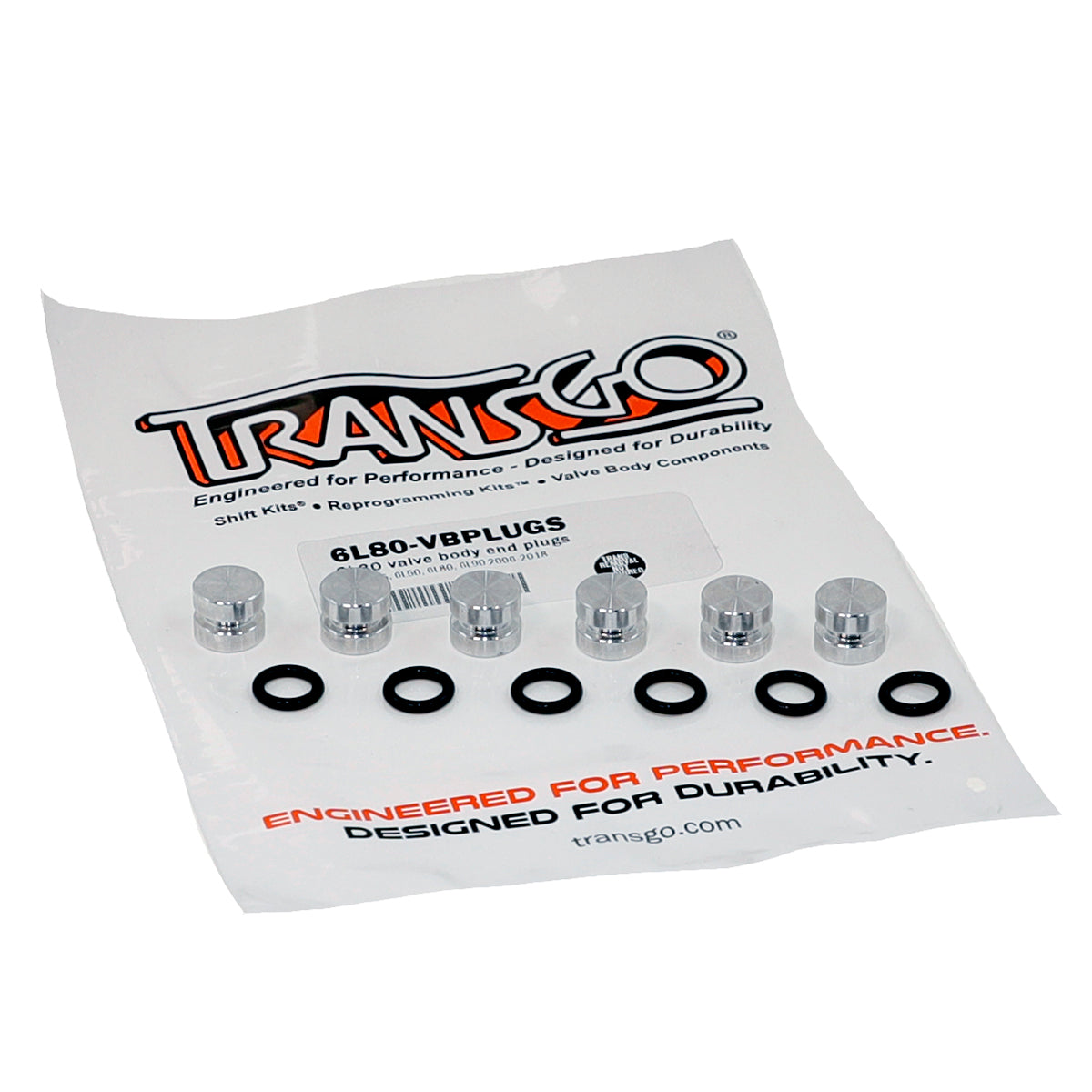 Valve Body End Plugs With O-Rings (Qty: 6)