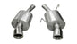 Corsa Performance 05-10 Ford Mustang Shelby GT500 5.4L V8 Polished Sport Axle-Back