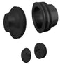 Big Block Chevy V-Belt Crankshaft Pulley - 2V - LWP - Black
