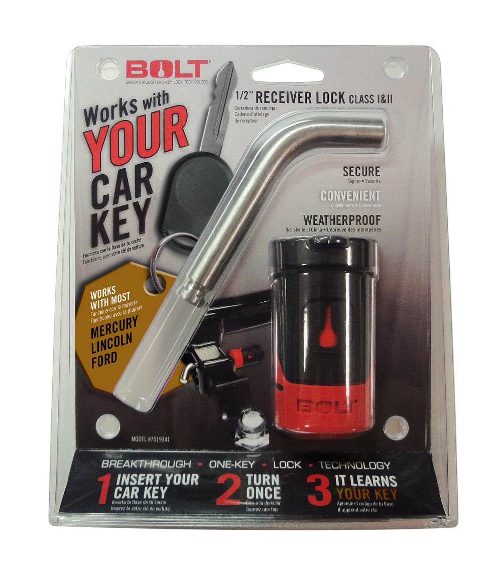 BOLT 1/2In. Receiver Lock Ford