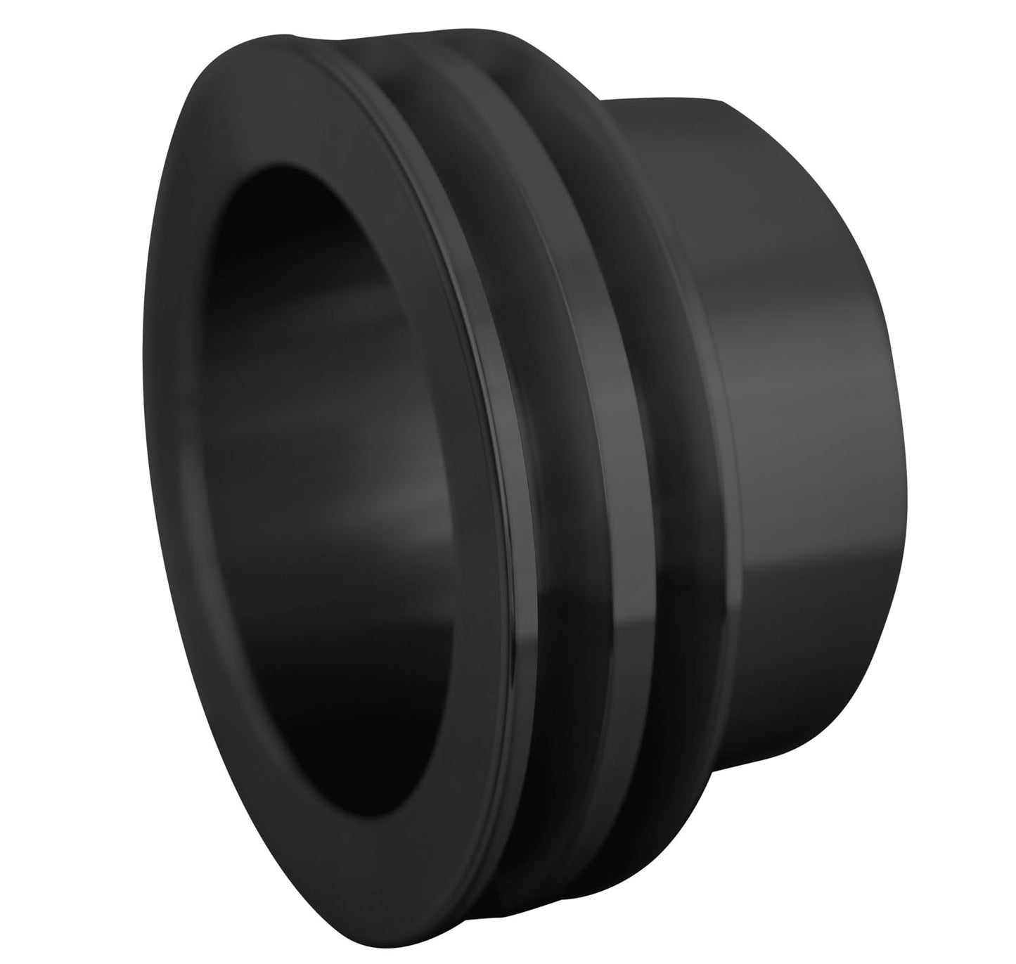 Big Block Chevy V-Belt Crankshaft Pulley - 2V - LWP - Black