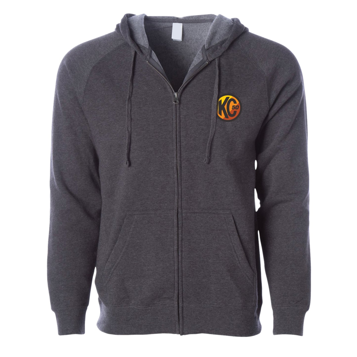 KC The Original Zip-up Hoodie - Heather Gray - Medium