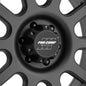 Bandido Matte Black 17x9 6x5.5 4.75BS Offset -6mm Cap P/N 703165500