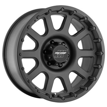 Bandido Matte Black 18x9 6x5.5 5BS Offset 0mm Cap P/N 703165500