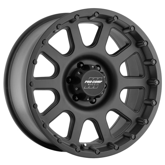 Bandido Matte Black 18x9 6x5.5 5BS Offset 0mm Cap P/N 703165500