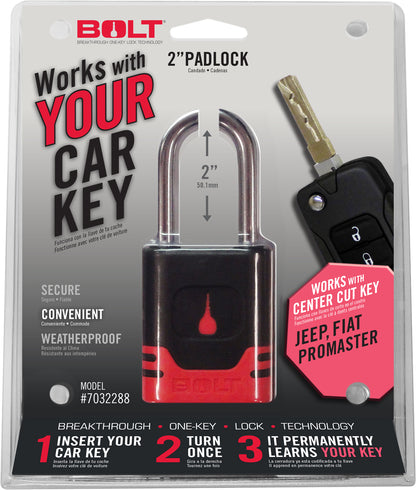 BOLT Padlock Jeep Center Cut