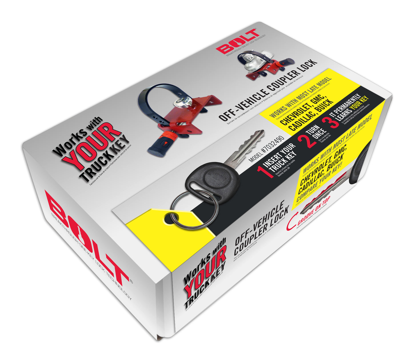 BOLT Off-Vehicle Coupler Lock GM Late Model (GM B)