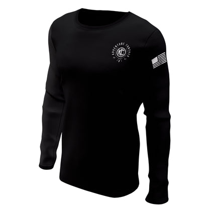 KC Trailblazer Long Sleeve Tee Shirt - Black - Medium