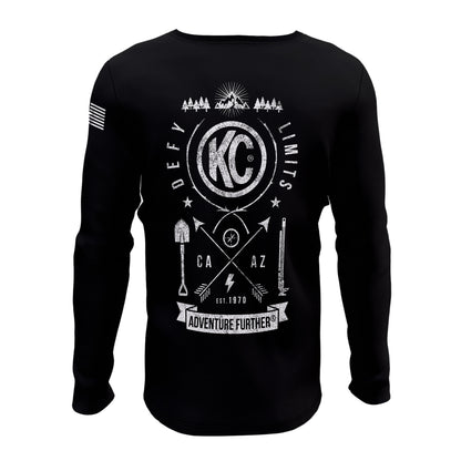 KC Trailblazer Long Sleeve Tee Shirt - Black - Medium