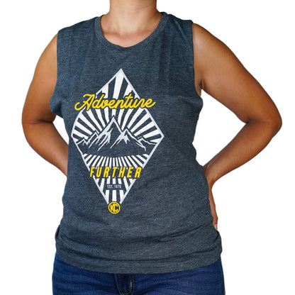 KC Women'S Adventure Further Tank - Blue - Small