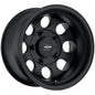 Vintage Matte Black 15x8 5x4.5 3.75BS Offset -19mm Cap P/N 8327041