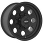 Vintage Matte Black 16x8 8x6.5 4.5BS Offset 0mm Cap P/N 8515041