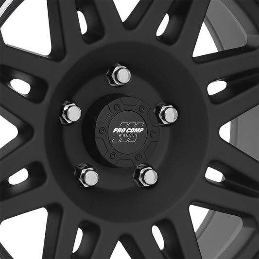 Torq Matte Black Machined 17x9 5x5 4.75BS Offset -6mm Cap P/N 8327041