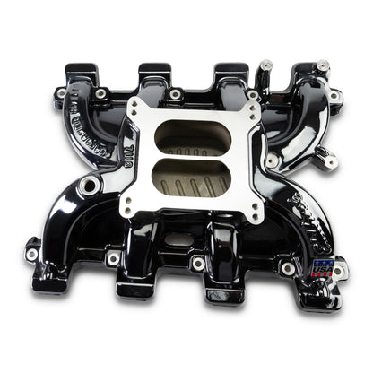 Performer RPM Small Block Chevy LS1 Intake Manifold Only  Black Plasma Finish